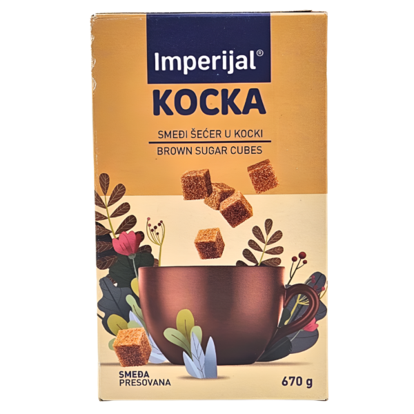 Šećer smeđi kocka 670g Imperial